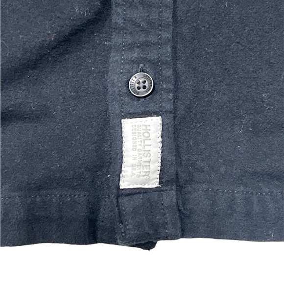 🔵Hollister Men's Button Down Shacket Like Shirt Size S - Picture 3 of 7